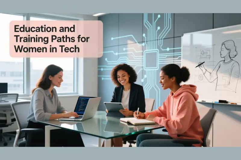 education and training paths for women in tech