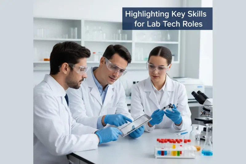 highlighting key skills for lab tech roles