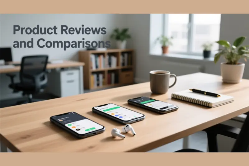 product reviews and comparisons