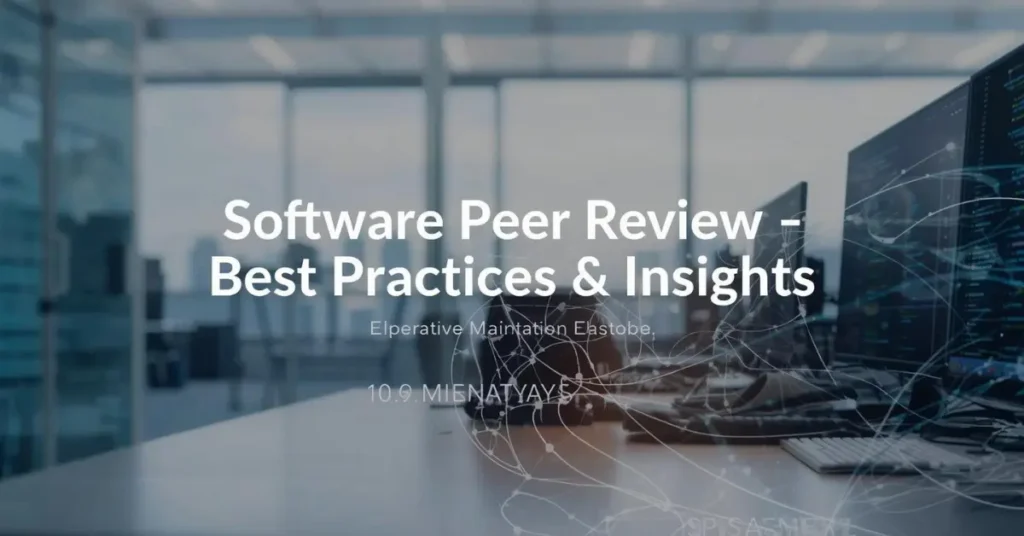 software peer review best practices & insights
