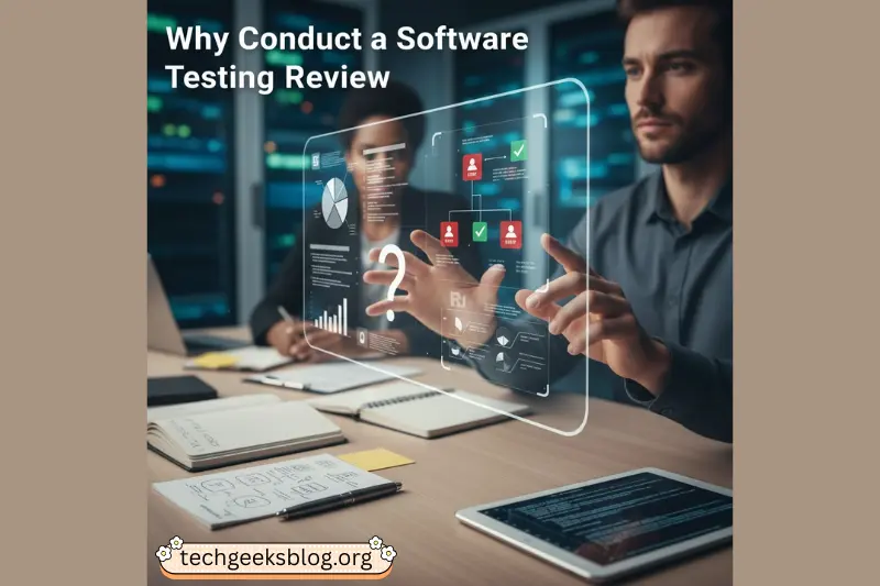 why conduct a software testing review
