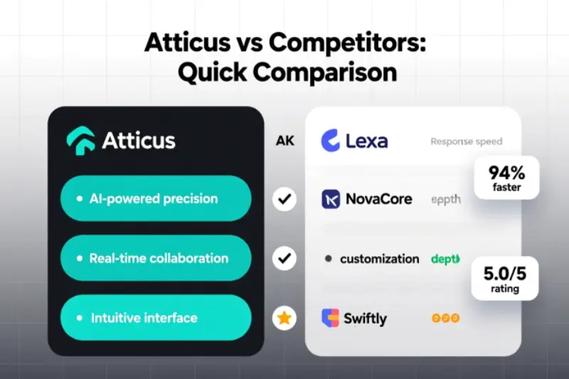 atticus vs competitors quick comparison