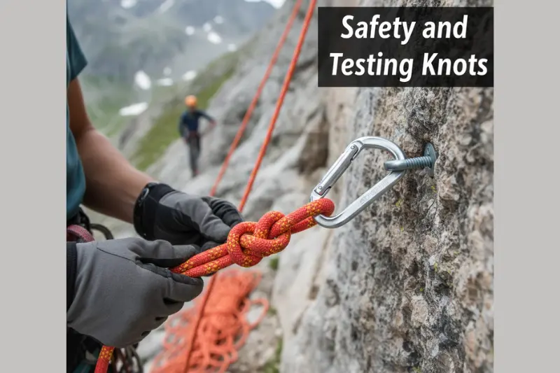safety and testing knots