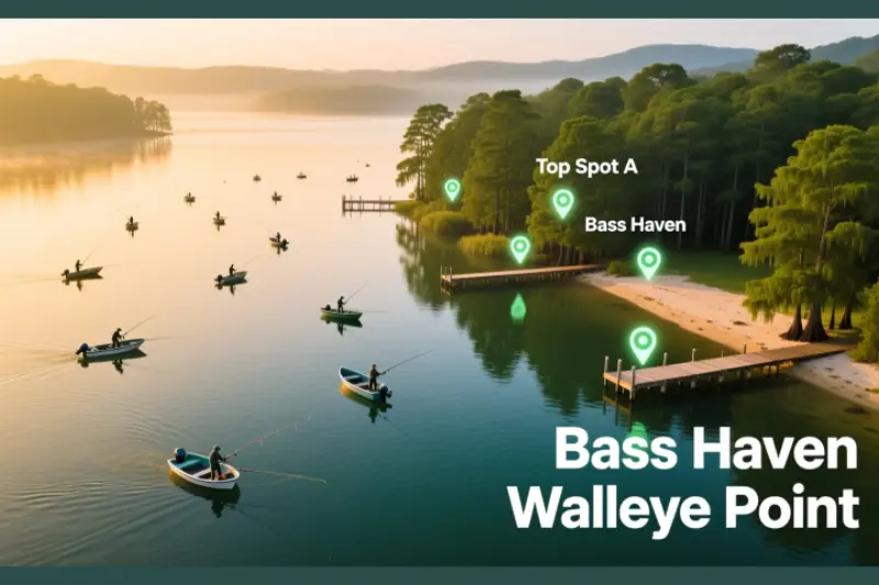 top fishing spots on grenada lake