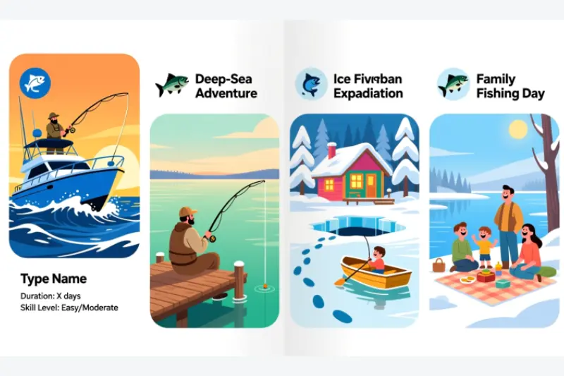 types of fishing trips available