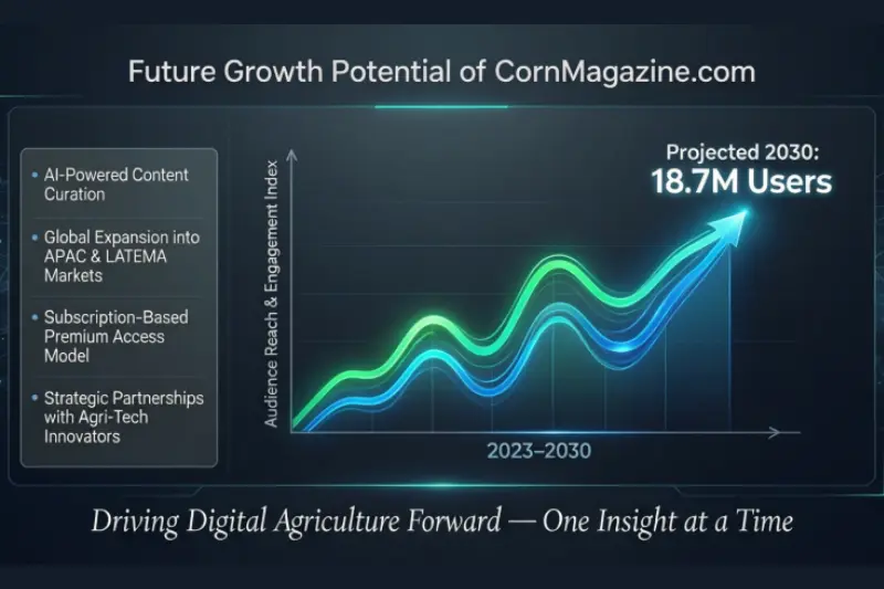 future growth potential of cornmagazine com