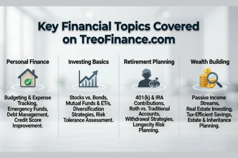 key financial topics covered on treofinance com