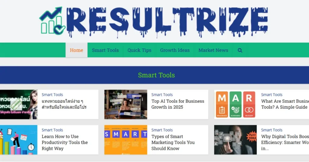 resultrize com