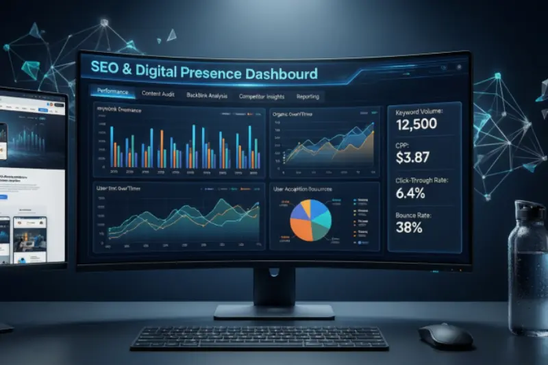 seo and digital presence of tech platforms
