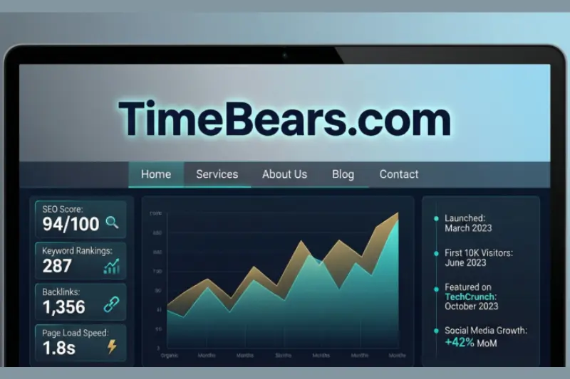 seo and online presence of timebears com