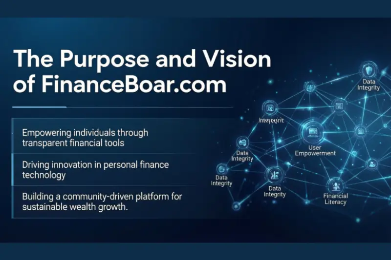 the purpose and vision of financeboar com