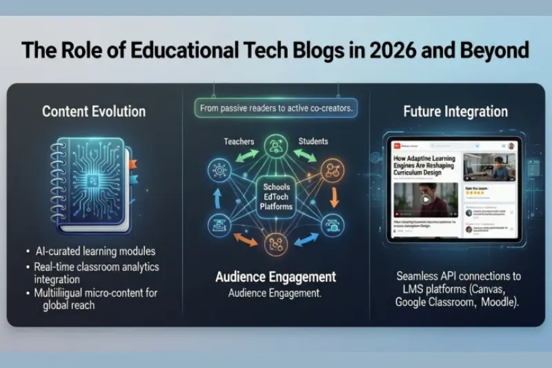 the role of educational tech blogs in 2026 and beyond