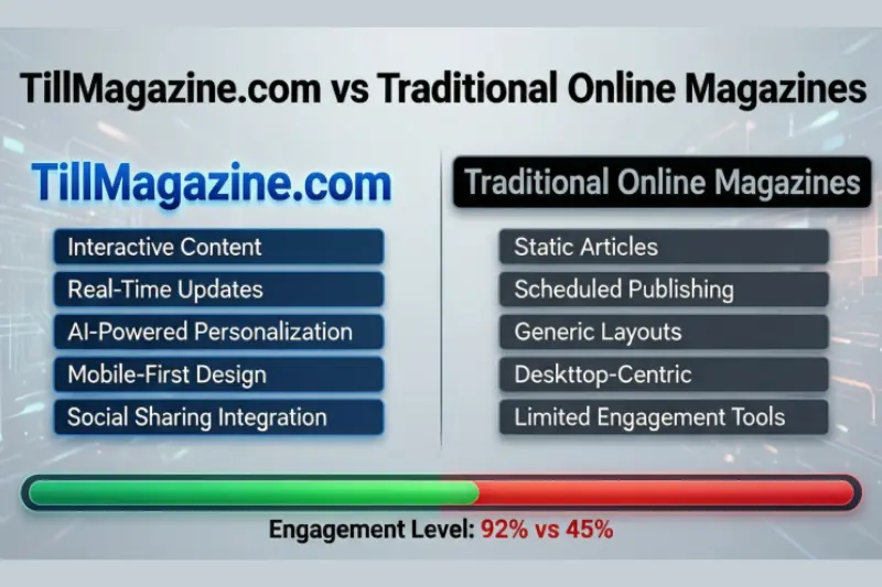 tillmagazine com vs traditional online magazines