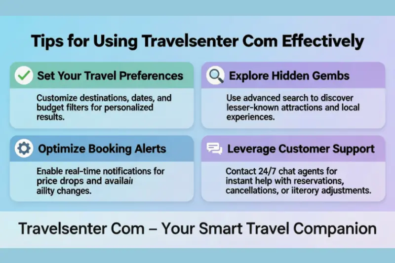 tips for using travelsenter com effectively