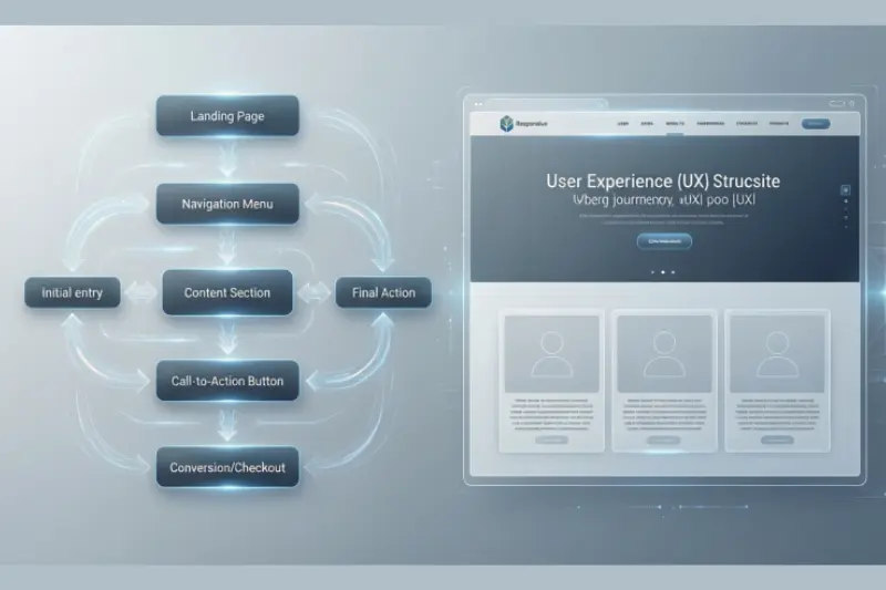 user experience and website structure