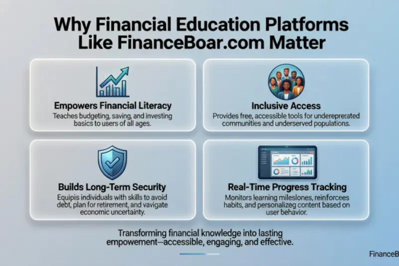 why financial education platforms like financeboar com matter