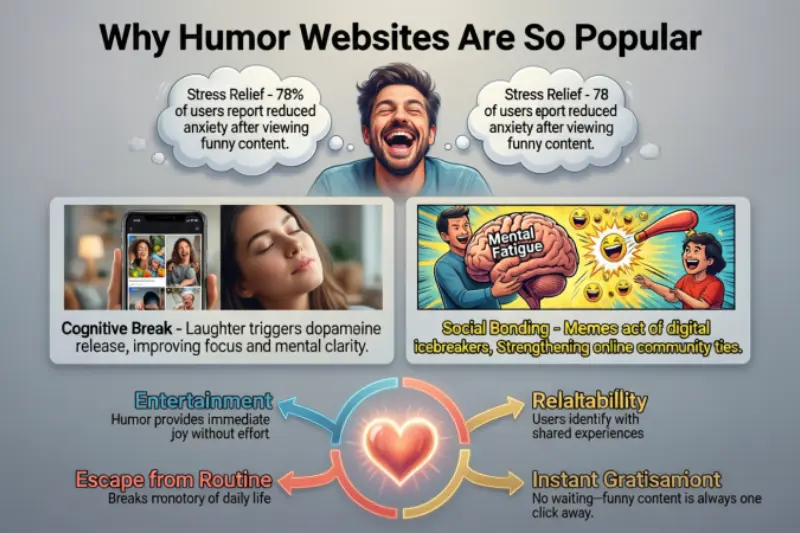 why humor websites are so popular