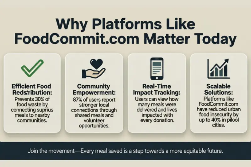 why platforms like foodcommit com matter today